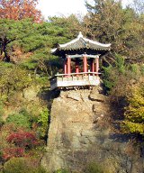 Nordkorea Rundreisen Pavillon