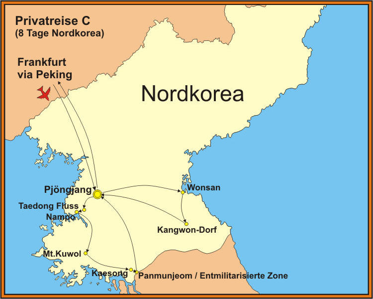 Nordkorea Reise FIT 8 Tage